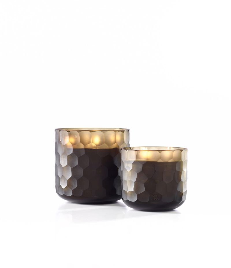 Onno-Duftkerze-Circle-Ginger-Fig-2-Gr-ssen Onno Duftkerze Circle - Ginger Fig - Amber Small + Large