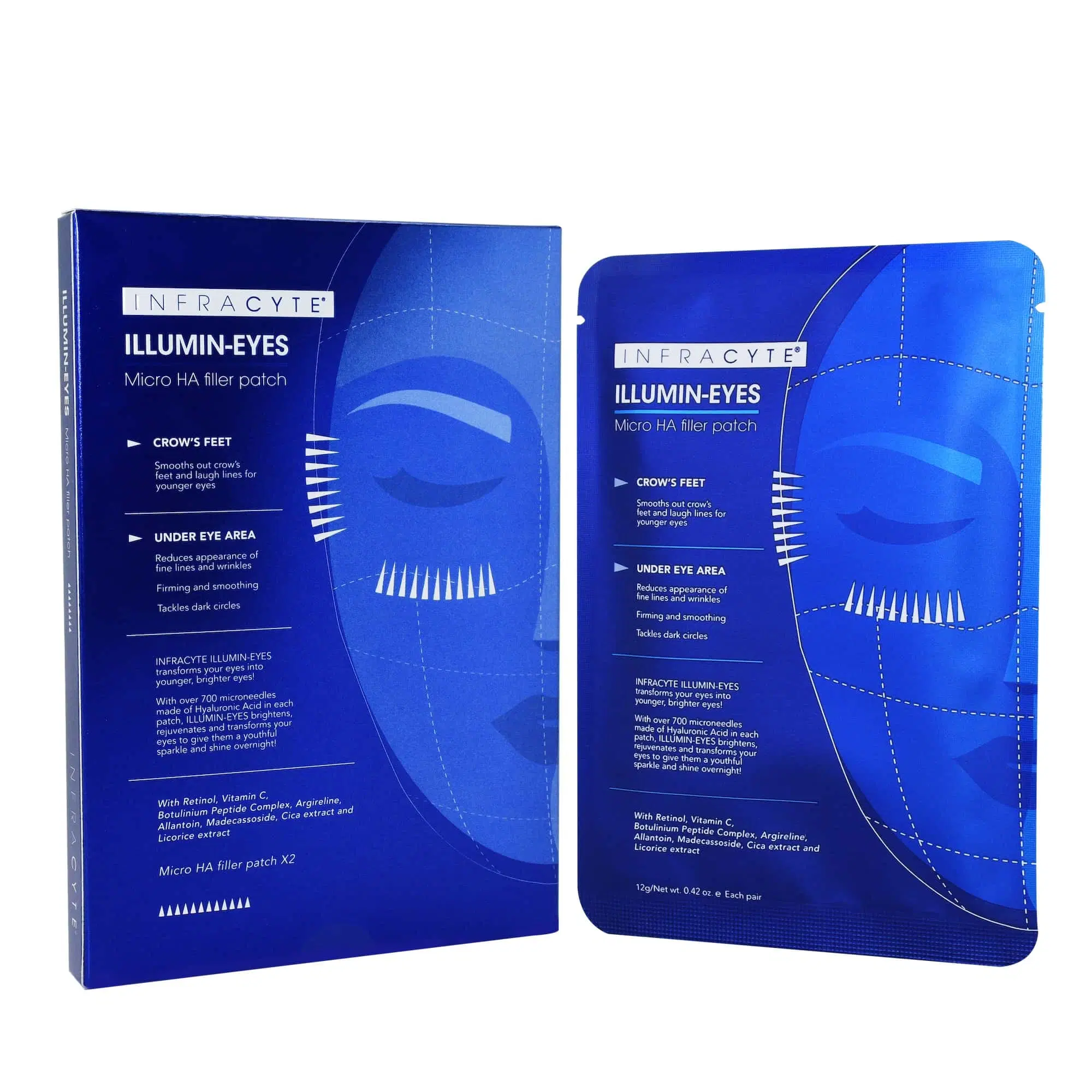 Infracyte - Illumin-Eyes Micro HA Filler Patch - Augenpads