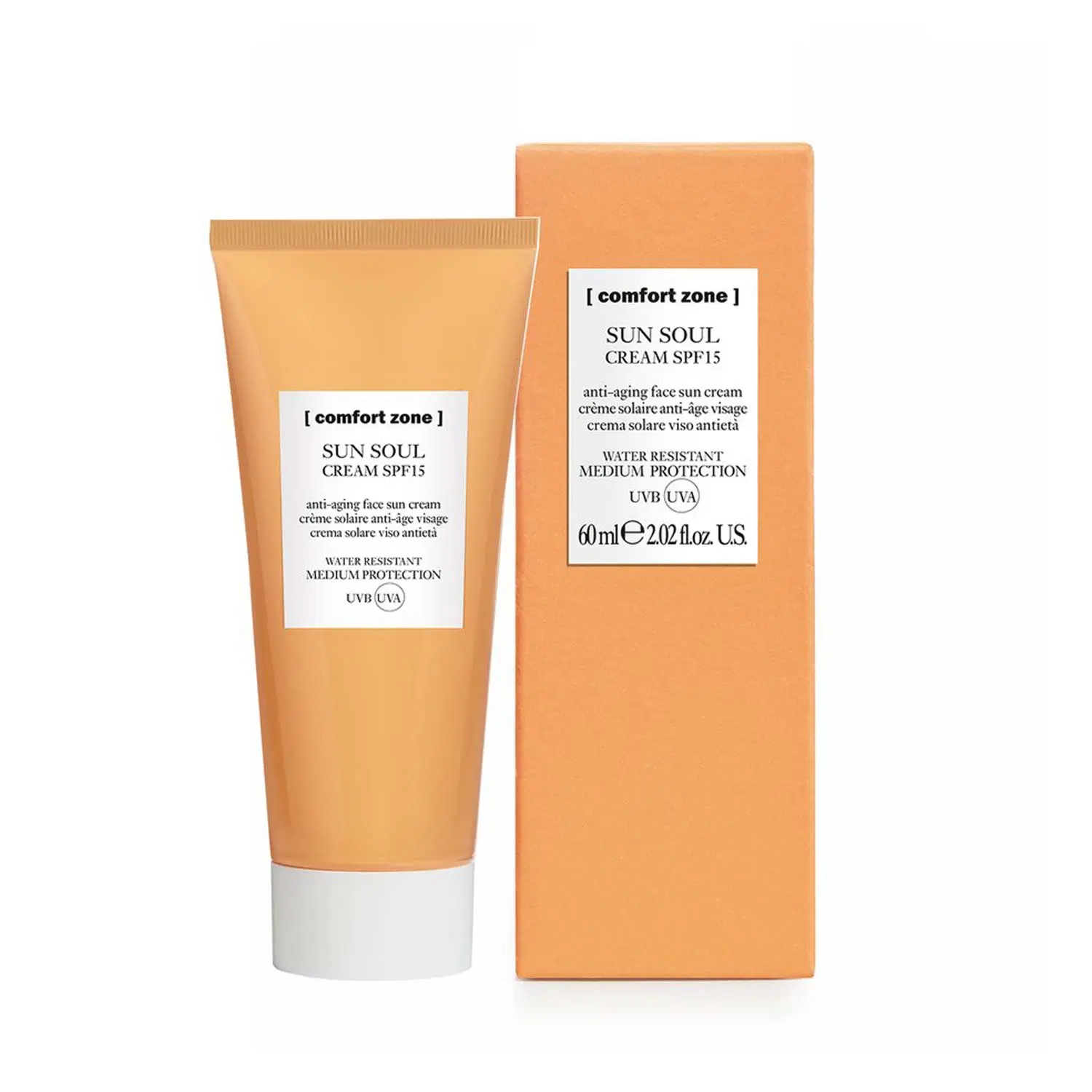 Comfort Zone - Sun Soul Cream SPF 15 - Gesicht Sonnencreme 60 ml
