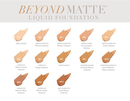 Jane Iredale – Beyond Matte – Liquid Foundation – Make-Up – 13 Farben