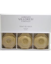 Lorenzo Villoresi – Teint de Neige – Geschenkbox Seife – 3 x 100 g
