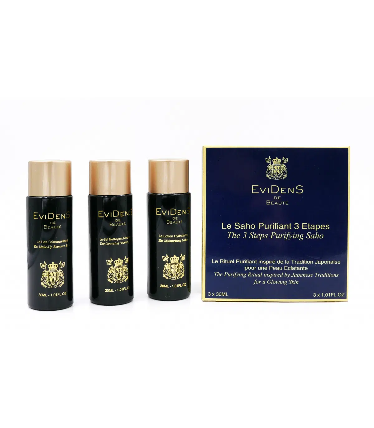 EviDenS de Beauté - The 3 Steps Purifying Saho - Reiseset