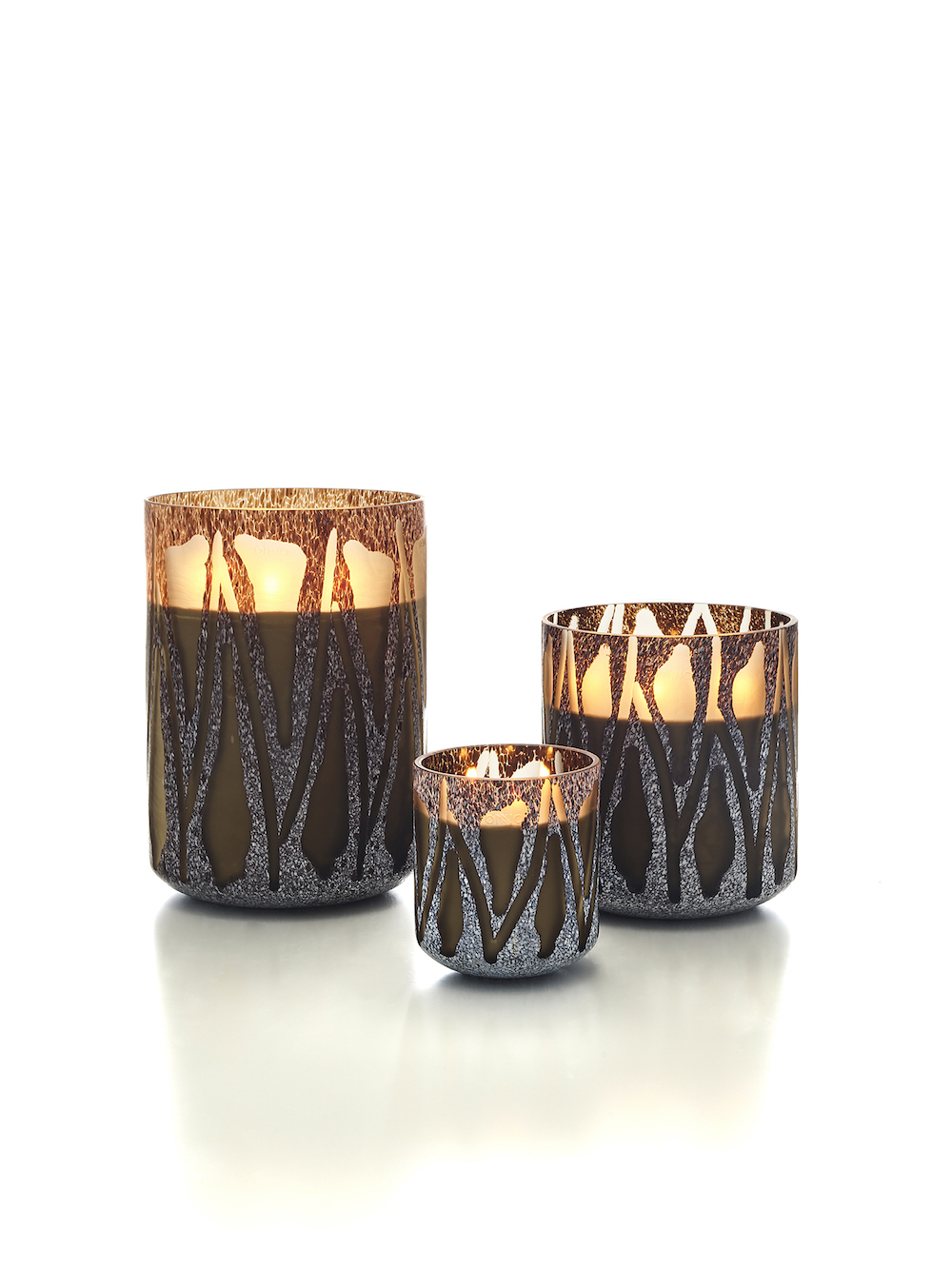 onno-natur-brown-kerze-set ONNO - Nature Brown - Safari - Raumduftkerzen Set