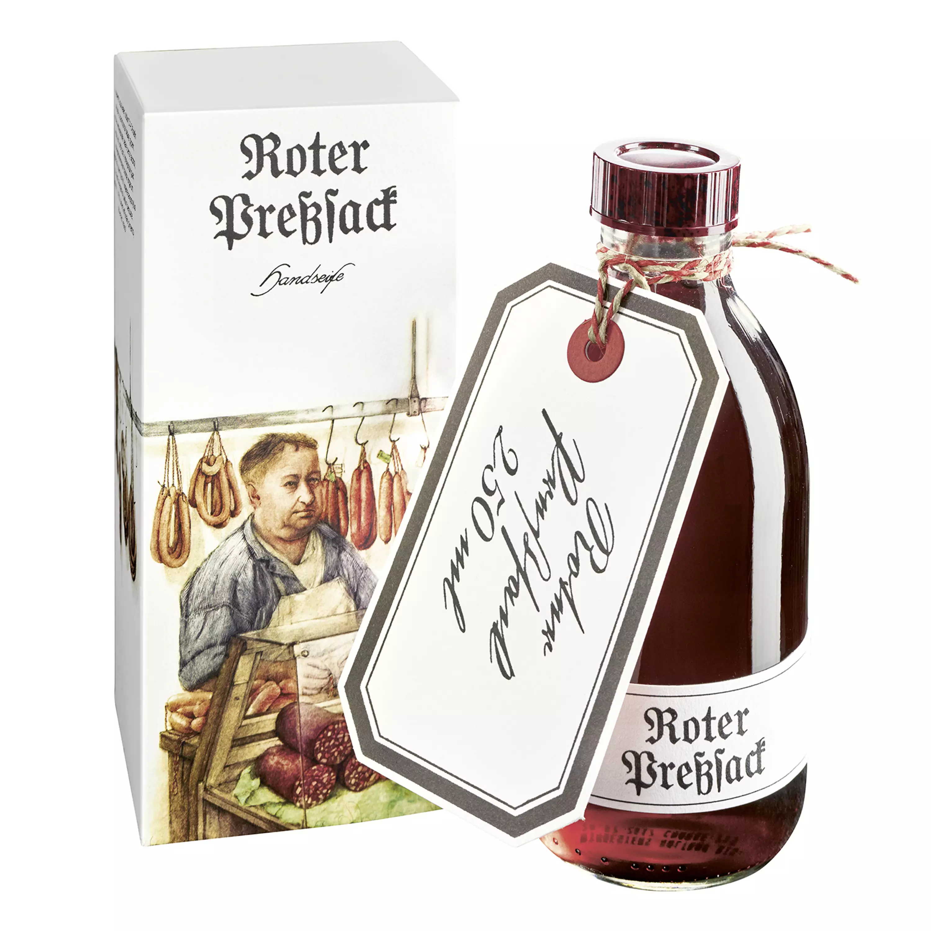 Tradition by Frank Leder - Roter Preßsack - Handseife Tradition by Frank Leder - Roter Preßsack - Handseife