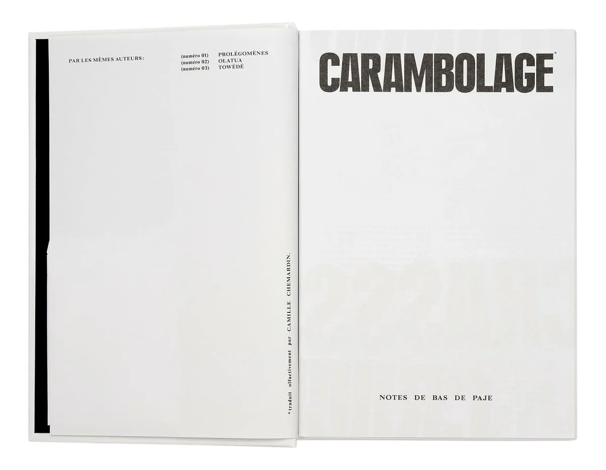 Notes De Bas De Paje - Carambolage - Extrait de Parfum