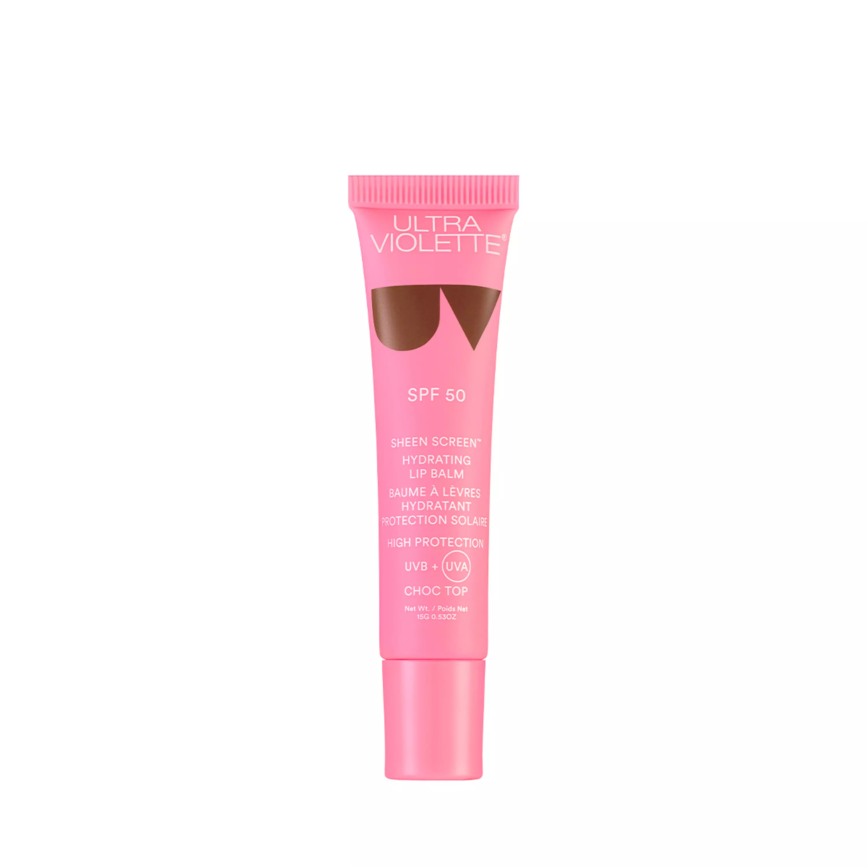 Ultra Violette - Choc Top - Sheen Screen Hydrating Lip Balm SPF 50