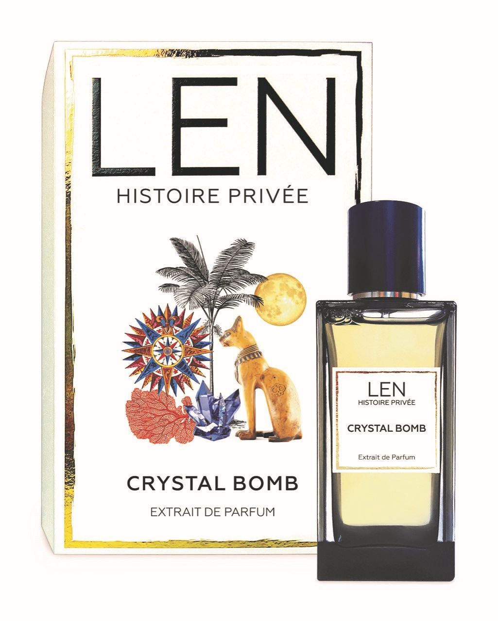LEN Fragrance - Chrystal Bomb - Histoire Privee - Extrait de Parfum 100 ml