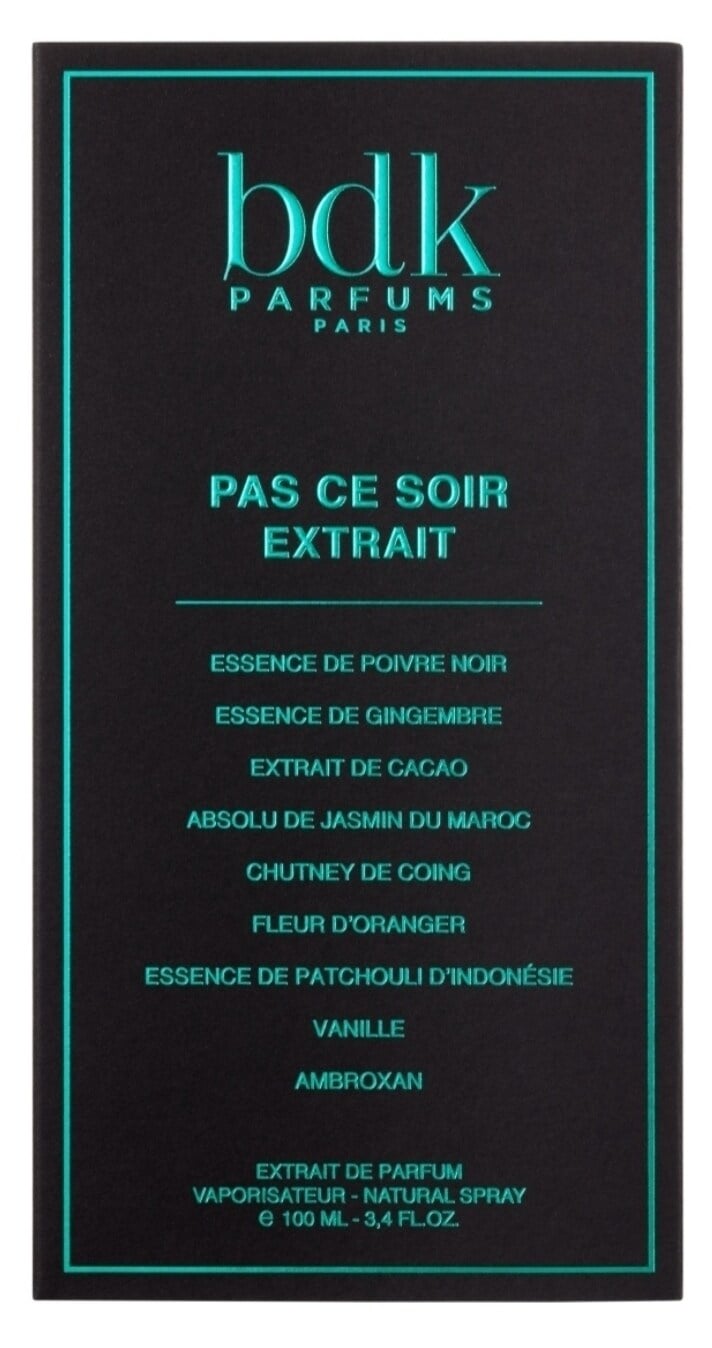 bdk - Pas Ce Soir Extrait - Extrait de Parfum