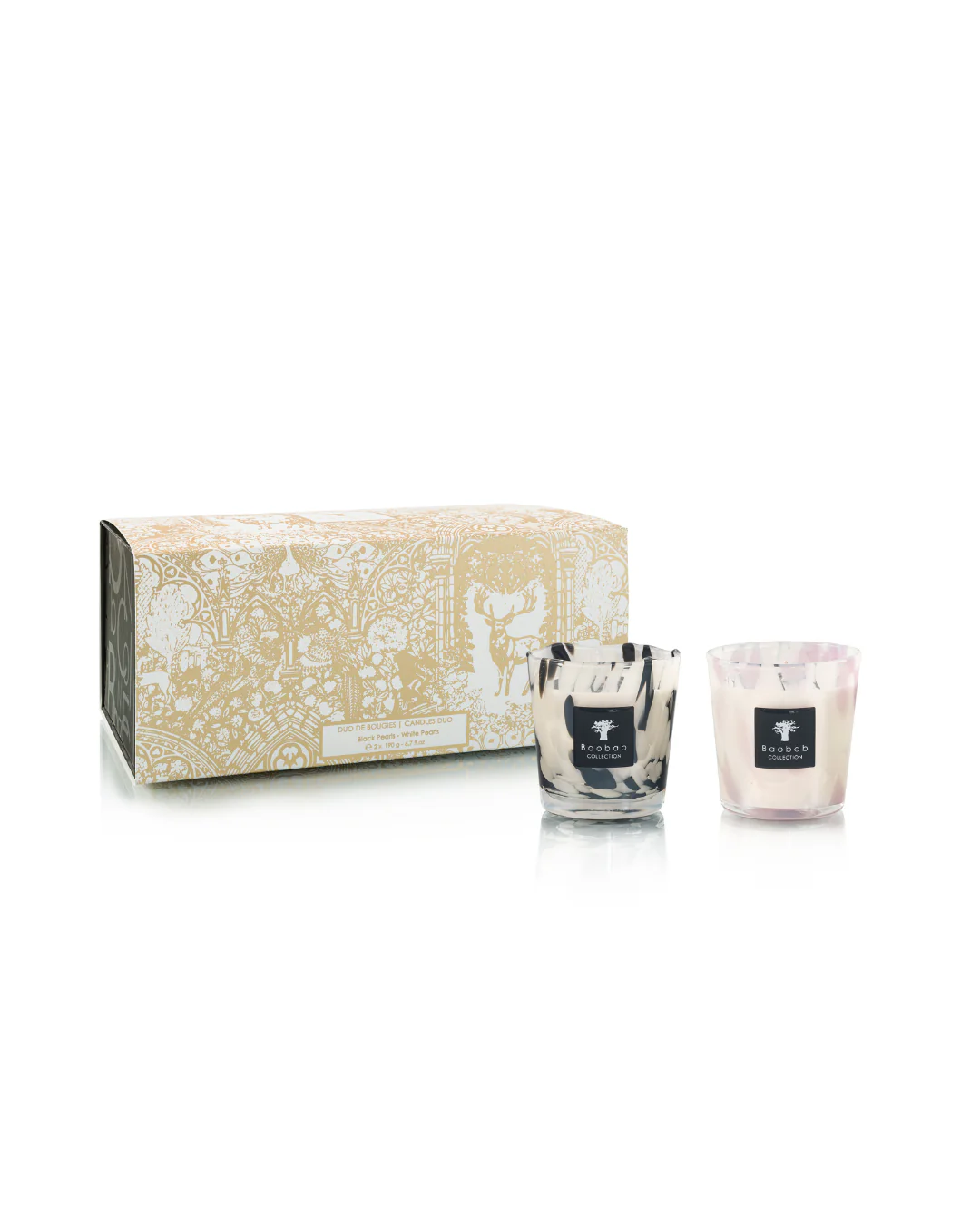 Baobab - Duftkerzen Set Black Pearls & White Pearls Baobab - Duftkerzen Set Black Pearls & White Pearls