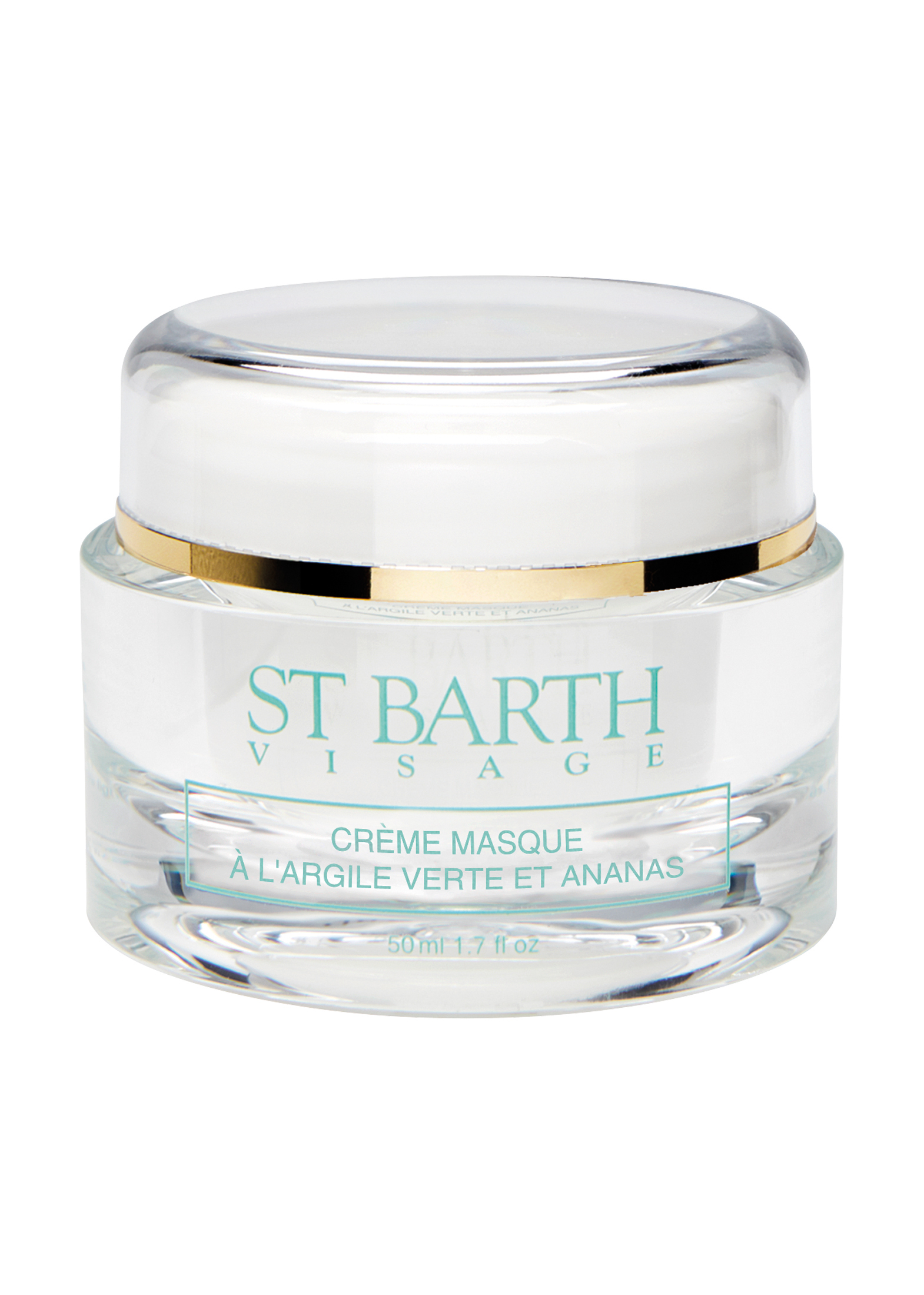 St-Barth-gru-ne-Maske-50-ml Ligne St Barth - Creme Maske mit grüner Tonerde & Ananas